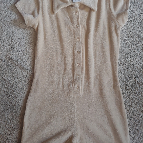 Frankies bikinis terry romper